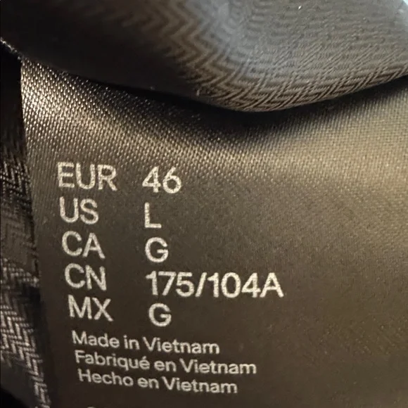 H&M Black Tailored Work Blazer Office Jacket Women’s L EU 46 - Picture 5 of 5